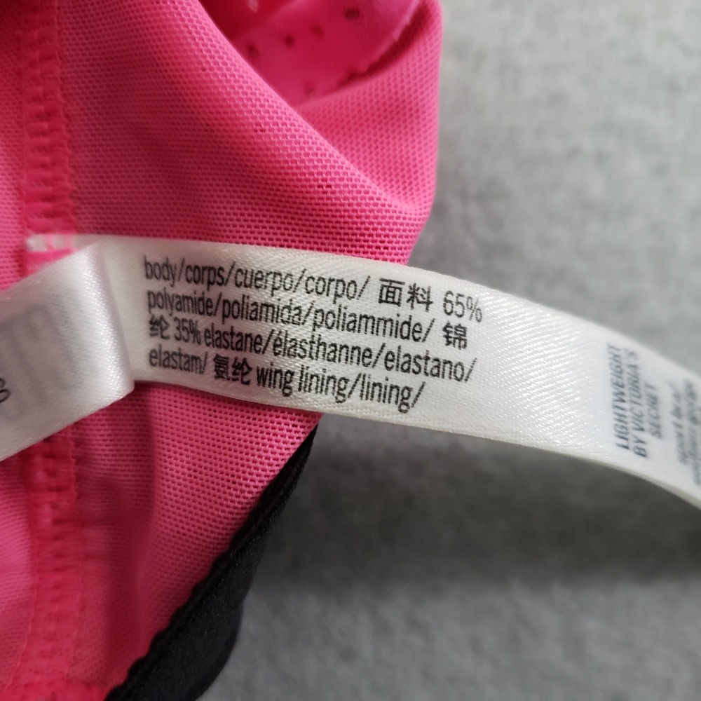Victoria Sport Womens 34C Sport Bra Pink Perforated Lightweight 345588-S45 - Picture 6 of 15